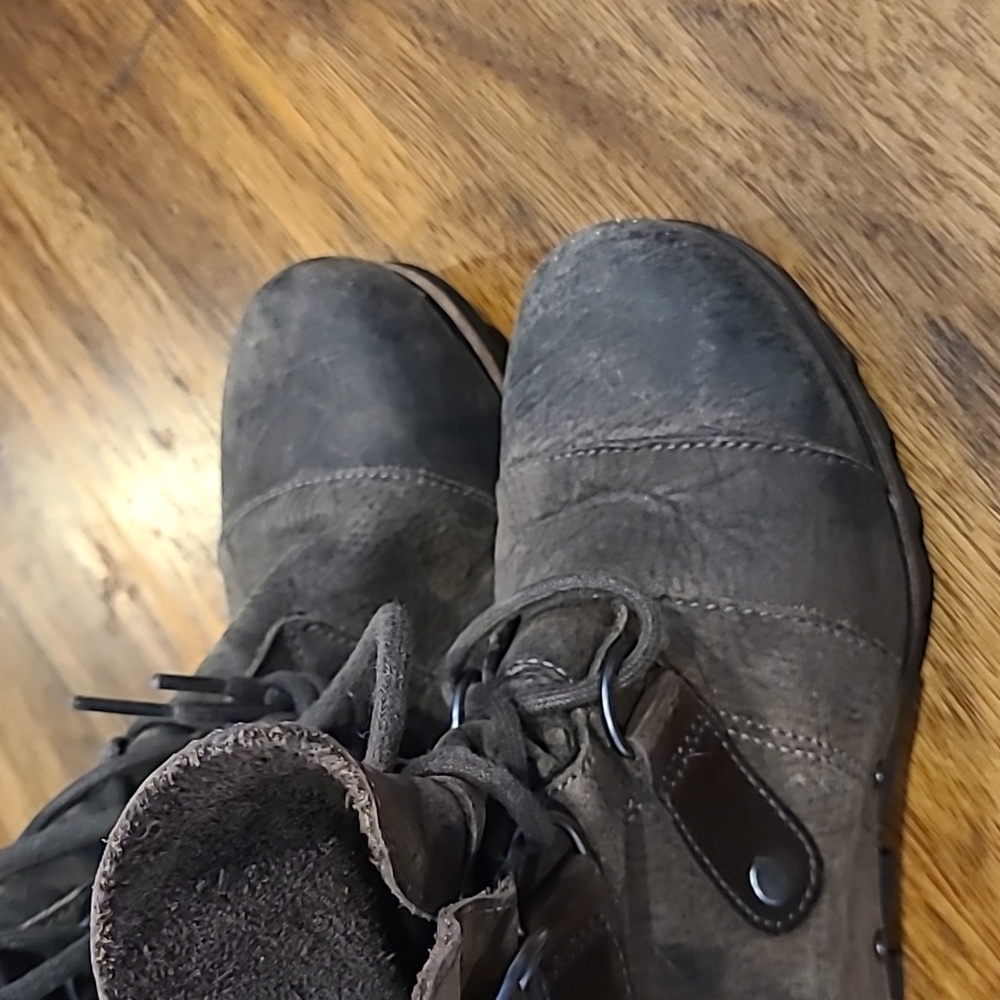 Sorel Joan of artic wedge boot Size 9 Brown - Picture 2 of 8
